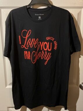 Gracie Abrams Black Short-Sleeve Band Tee